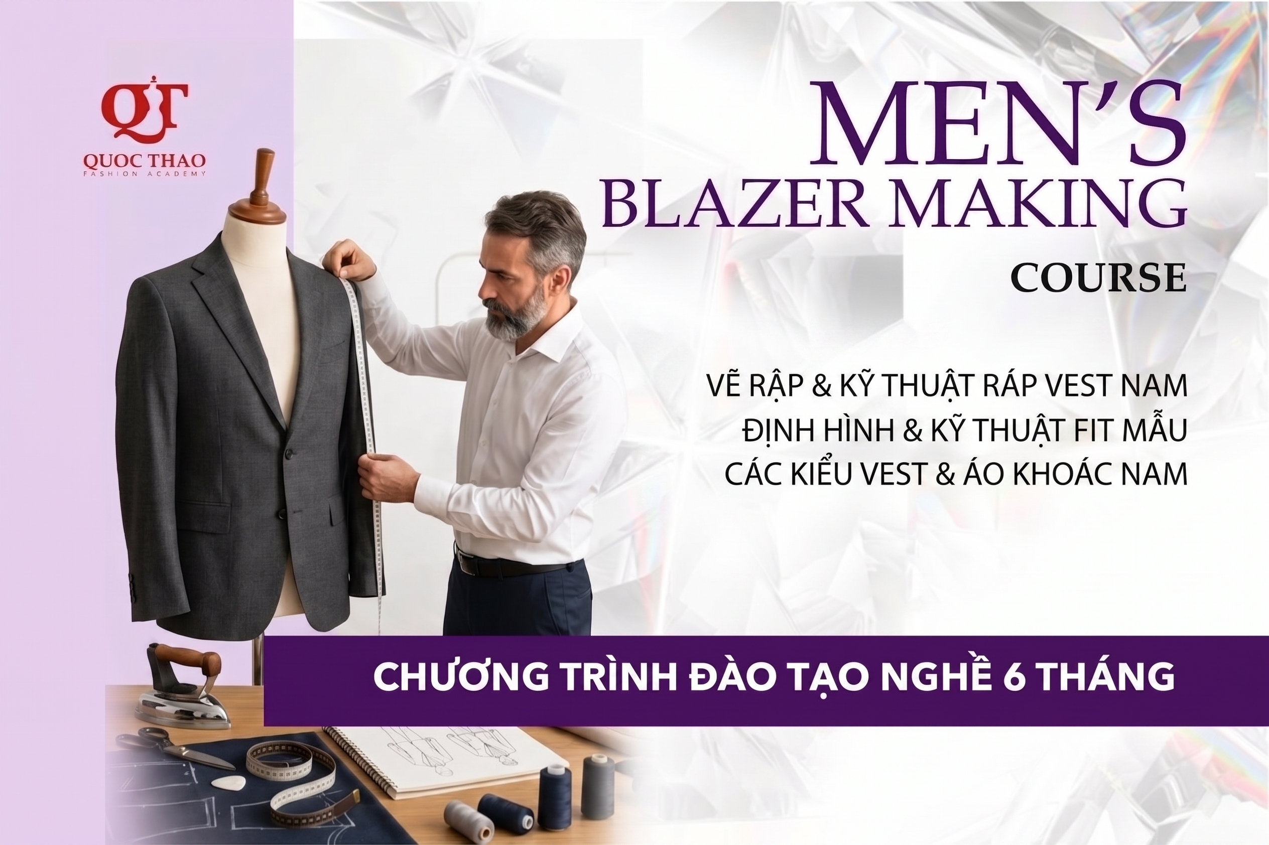 Khóa học chuyên Veston nam cao cấp
