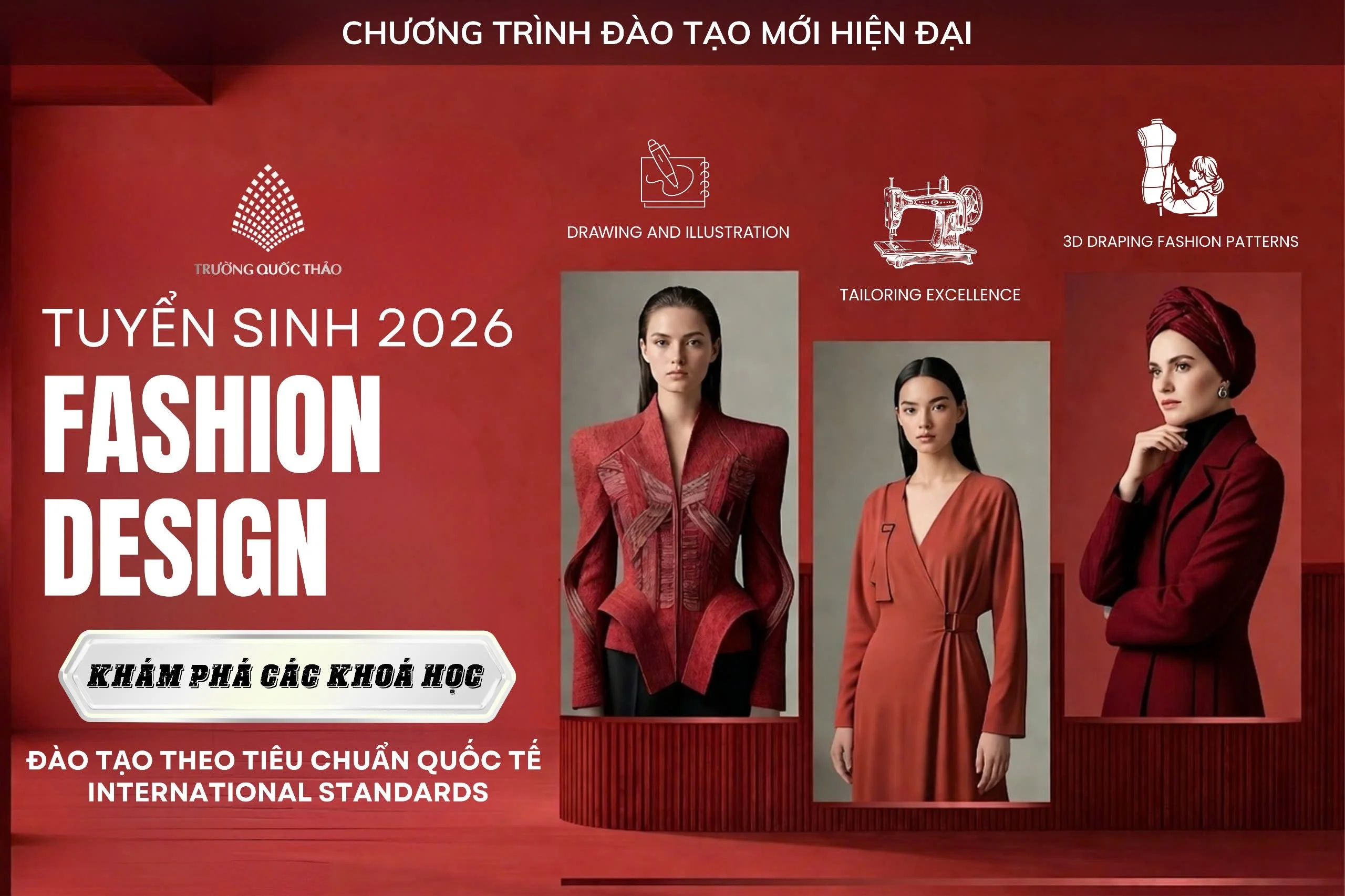 Banner học thiết kế thời trang